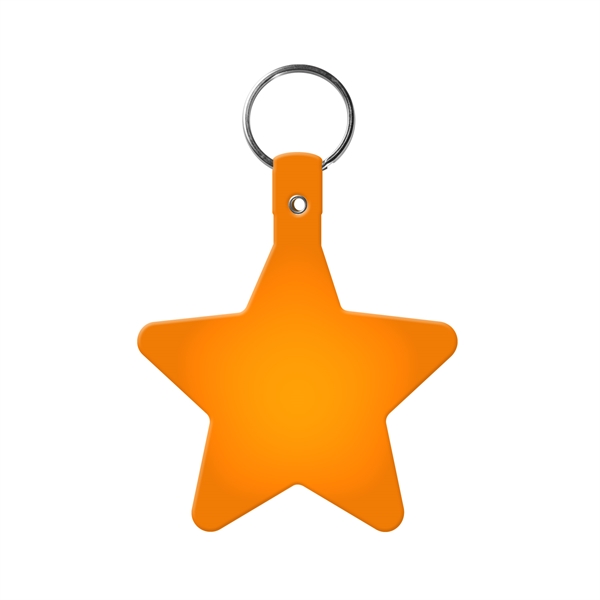 Star Shaped Key Tags, Custom Printed With Your Logo!