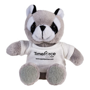 Stuffed Raccoons, Personalized With Your Logo!