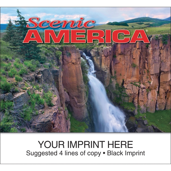 Custom Printed American Splendor with Date Blocks Executive Calendars