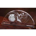 Custom Printed Wright Inspired Clock Crystal Gifts